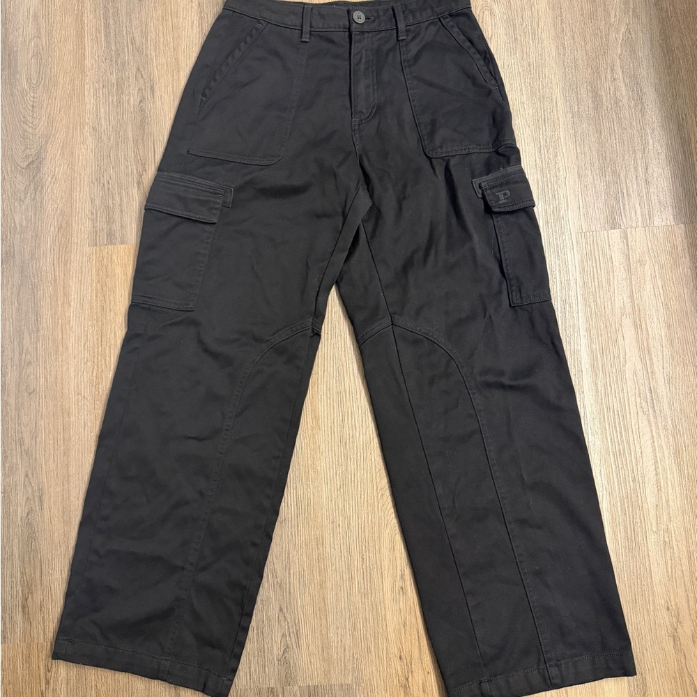 PINK Victoria's Secret Black Cargo Pants